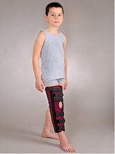 Dětská dlaha fixační kolenního kloubu pevná ORTEX 03