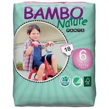 Bambo nature tréninkové kalhotky XL 18-30 kg 18 ks v balení ABE 310139