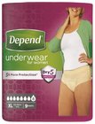 Depend Super XL kalhotky navlékací pro ženy 9 ks v balení DEP 1966021